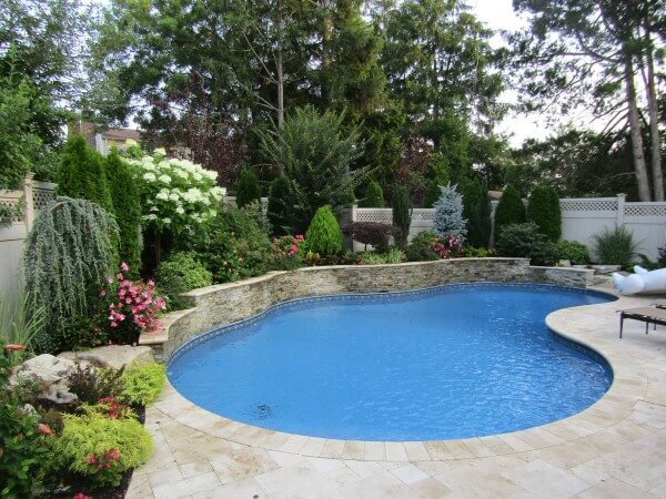 Island Park Retaining Walls & Swimming Pool Design and construction